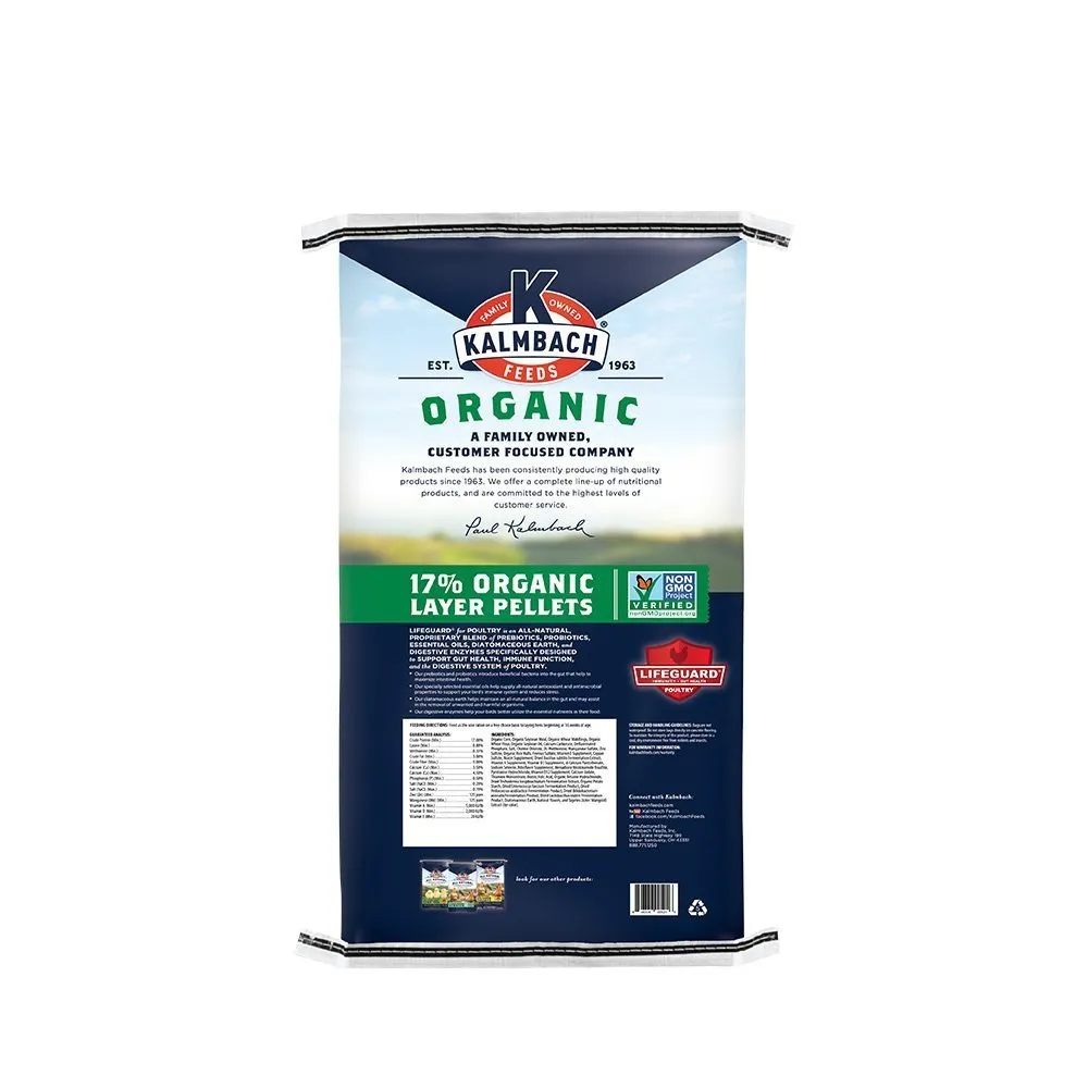 17% Organic Layer Pellet for Chickens (35lb)