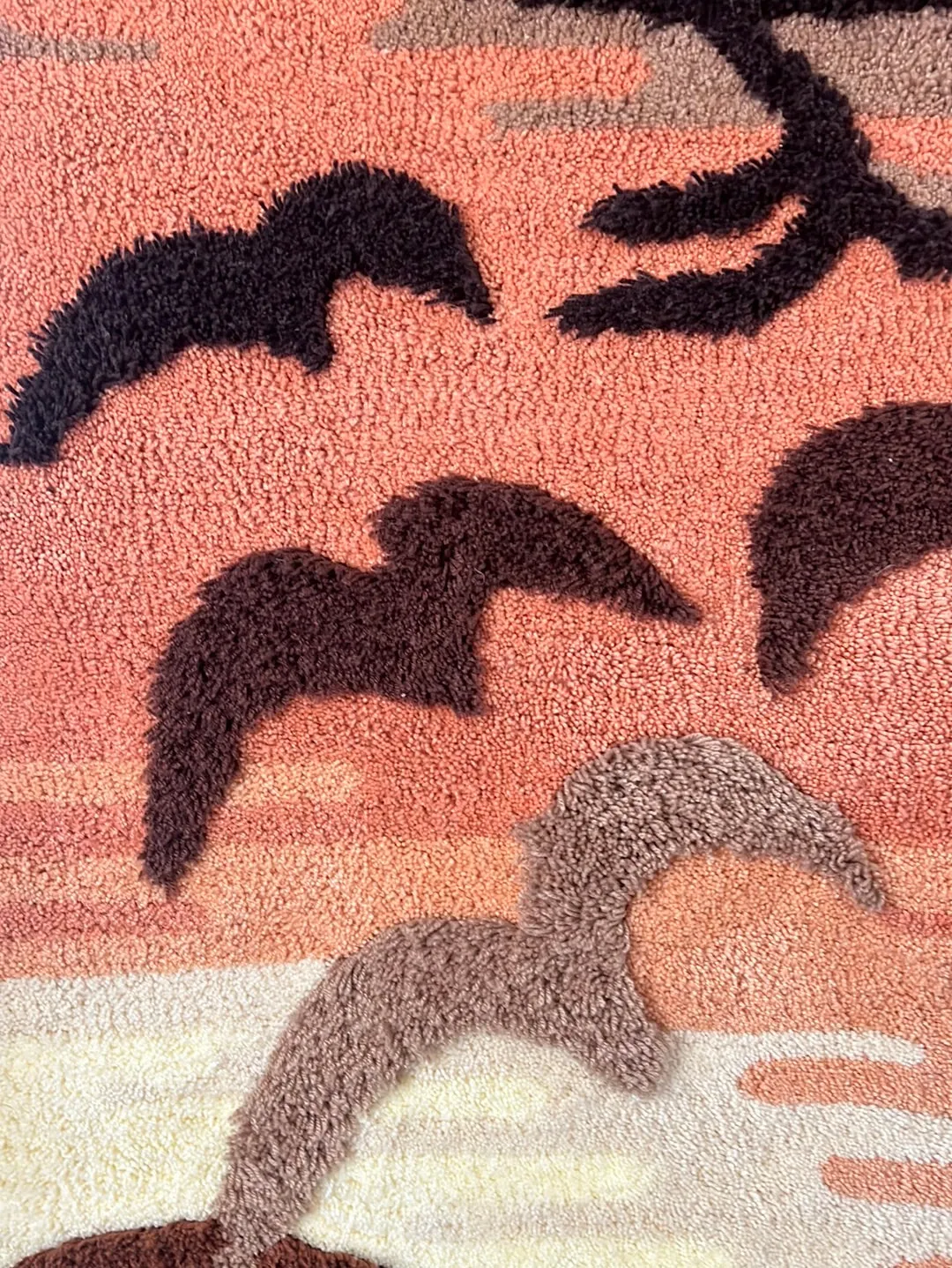 1980s Vintage Seagull Wall Hanging