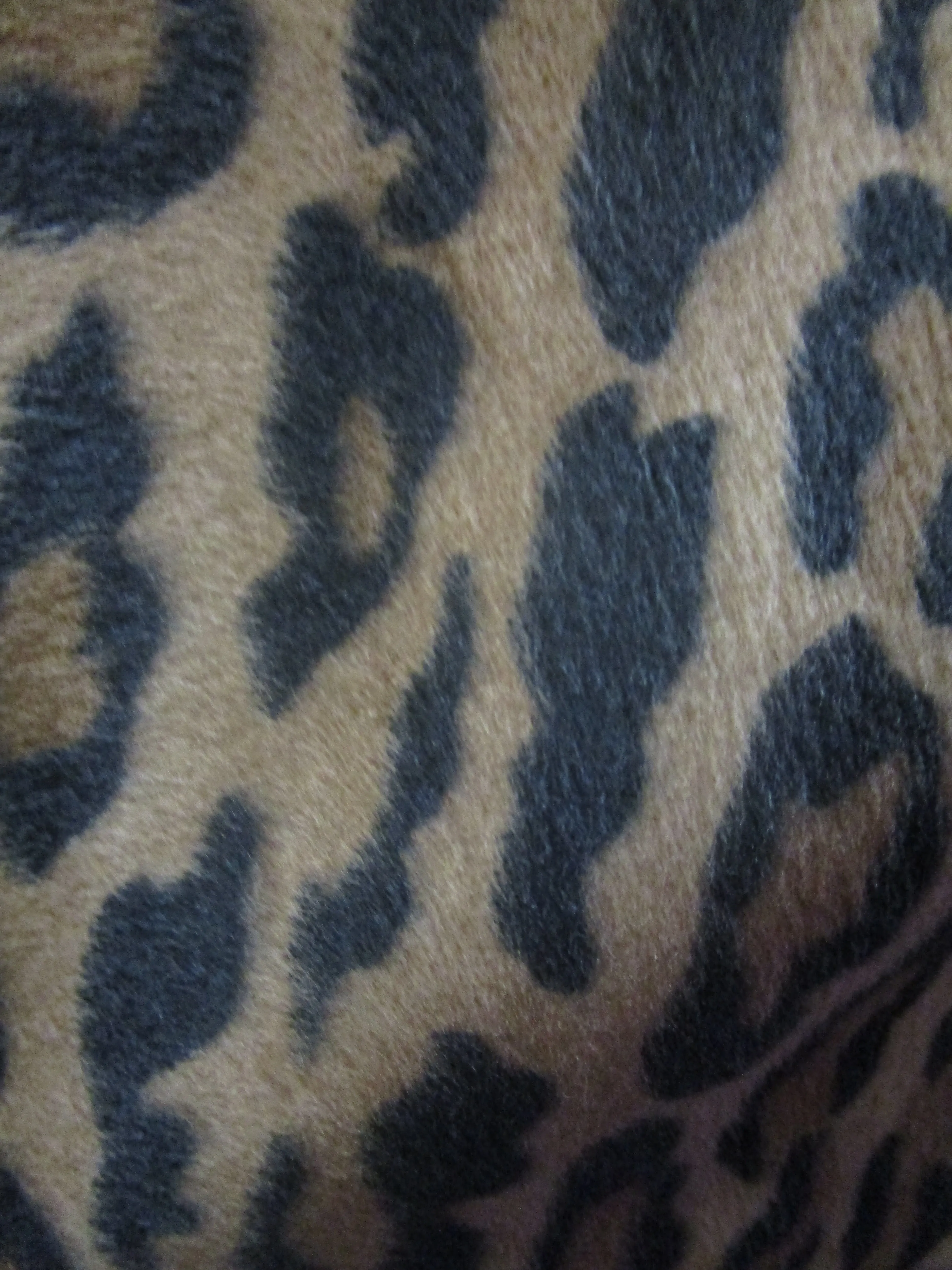 2000s Moschino Cheap & Chic Faux Fur Leopard Print Sheath Dress