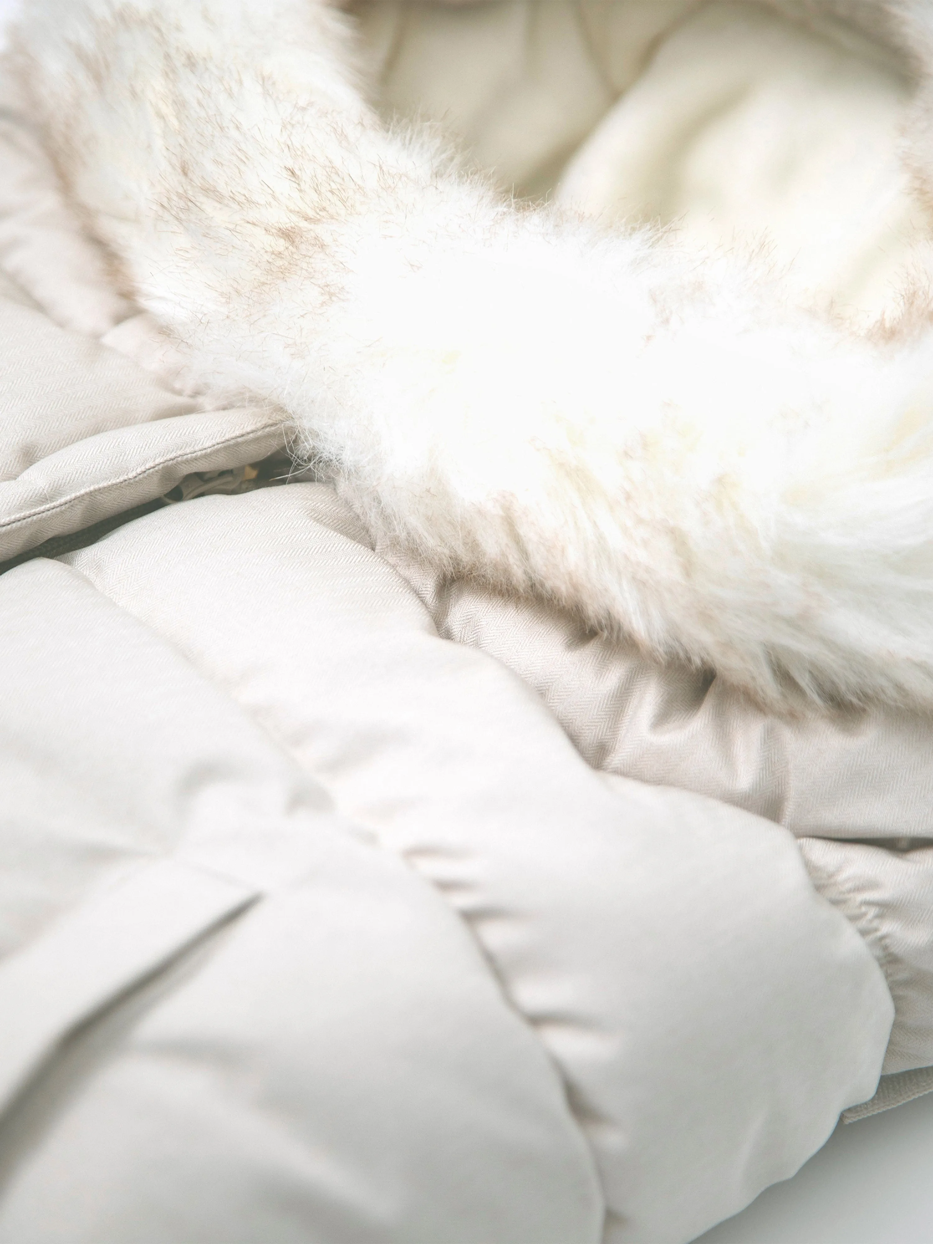 7AM Enfant Baby Blanket 212 Evolution Tundra Nest in Ivory