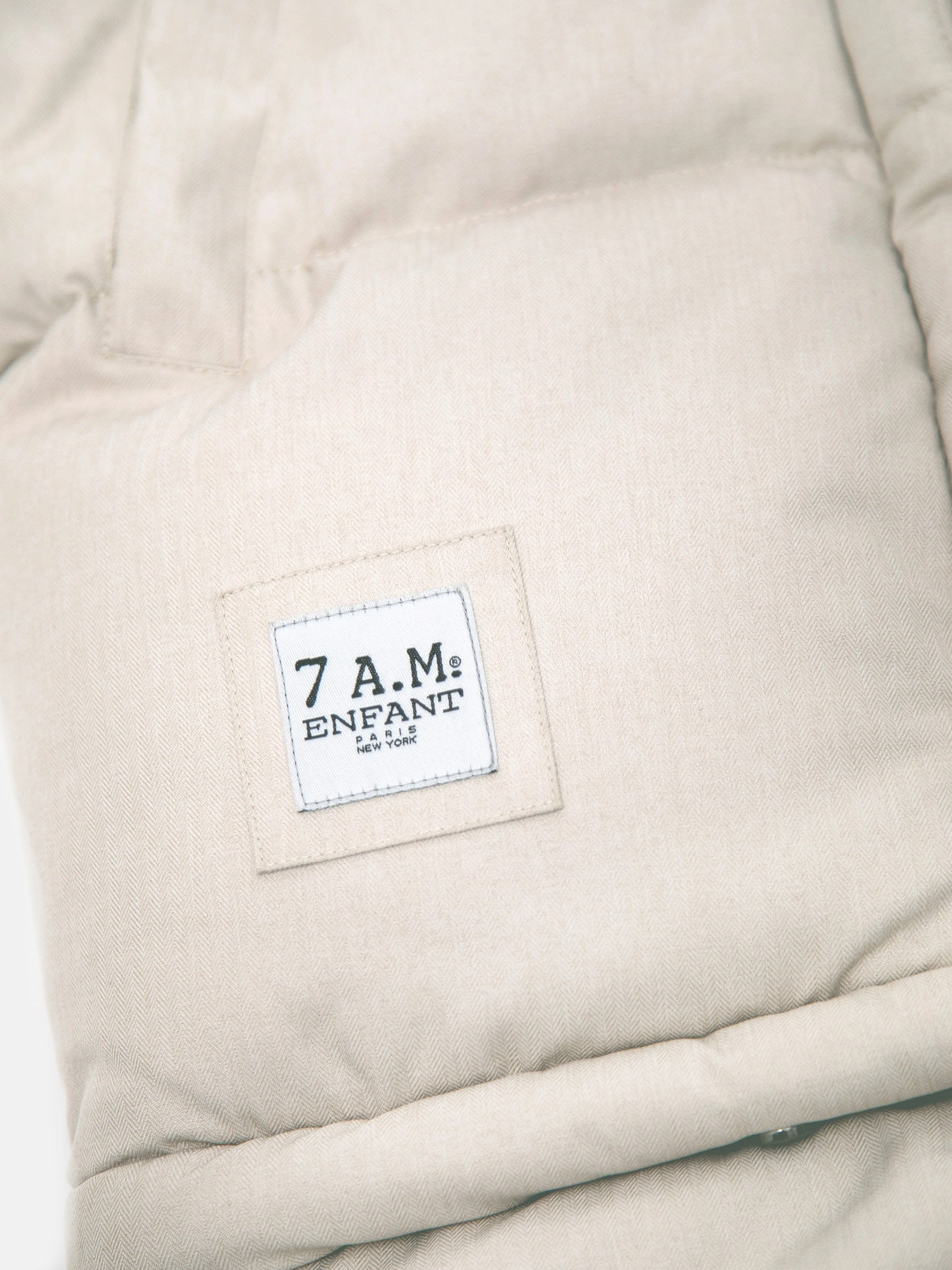 7AM Enfant Baby Blanket 212 Evolution Tundra Nest in Ivory