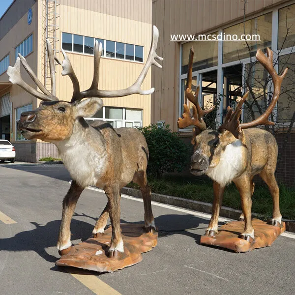 Animatronic Caribou Reindeer Model Set-MAR004B