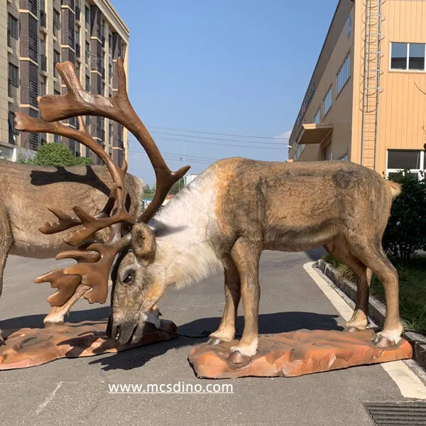 Animatronic Caribou Reindeer Model Set-MAR004B