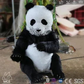 Artificial Robotic Panda Statue Party Decorations-MAP001A