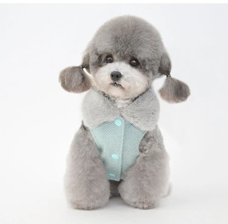 Autumn and Winter Pet Winter Clothing Cotton Coat Warm Cat Clothes