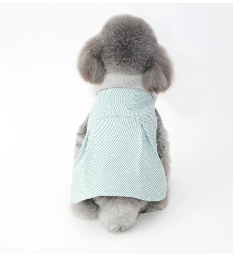 Autumn and Winter Pet Winter Clothing Cotton Coat Warm Cat Clothes