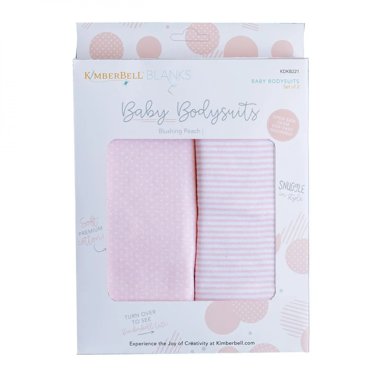 Baby Bodysuits-Peach 6-9mos
