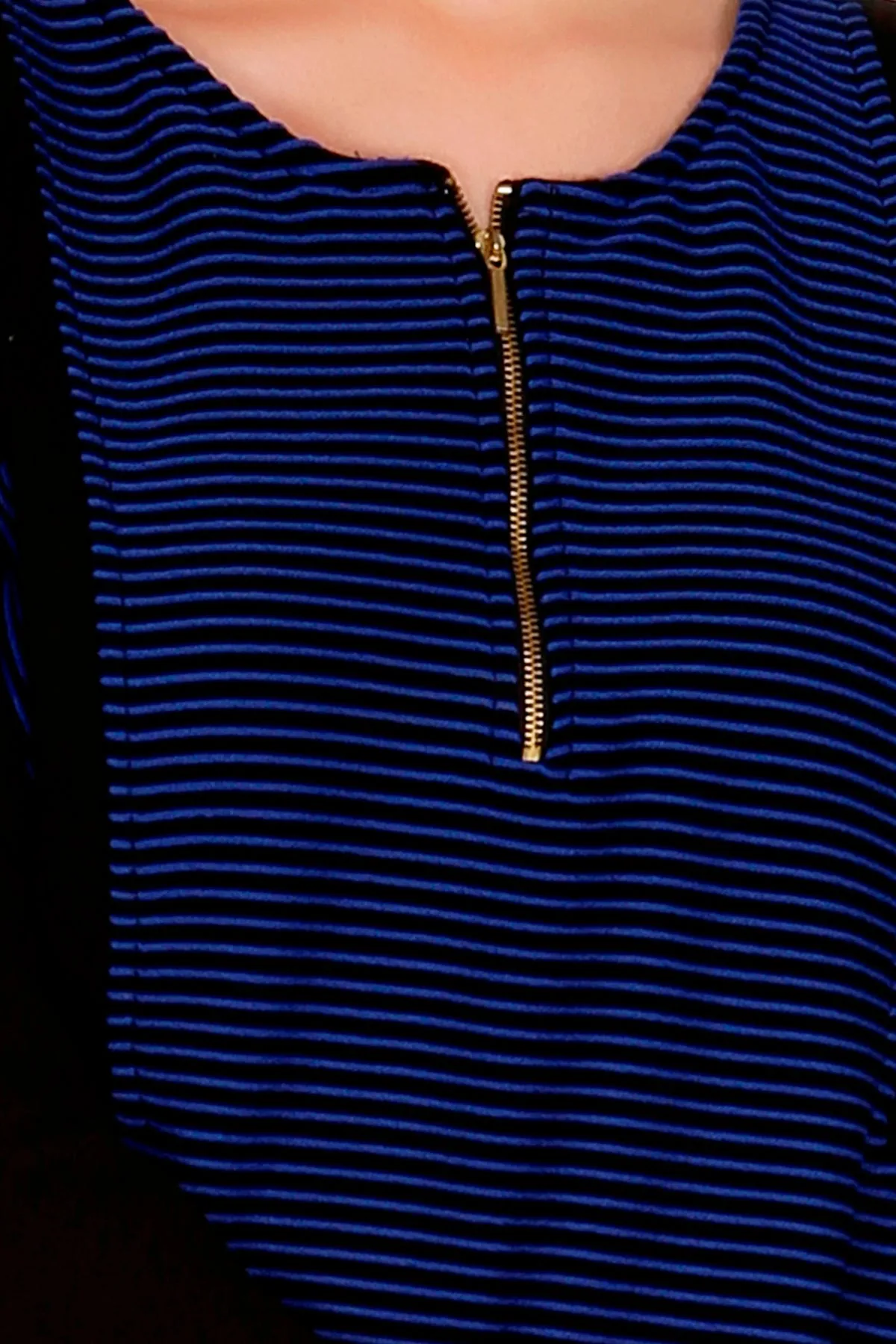 Blue Striped Top