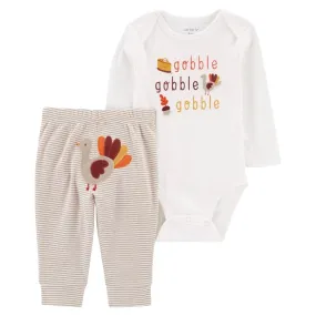 CARTER'S - Baby - 2-Piece Thanksgiving Bodysuit Pant Set