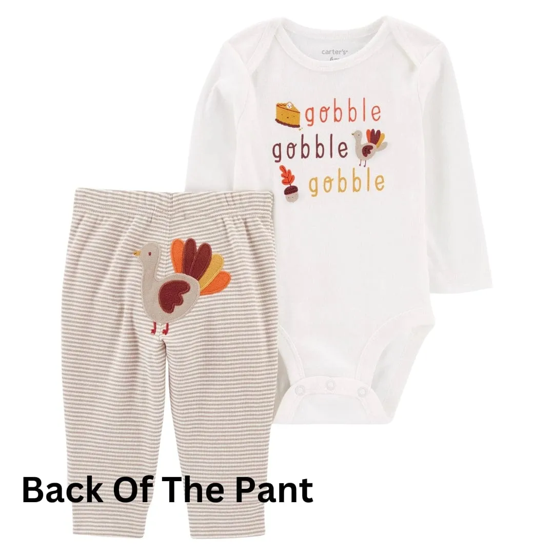 CARTER'S - Baby - 2-Piece Thanksgiving Bodysuit Pant Set