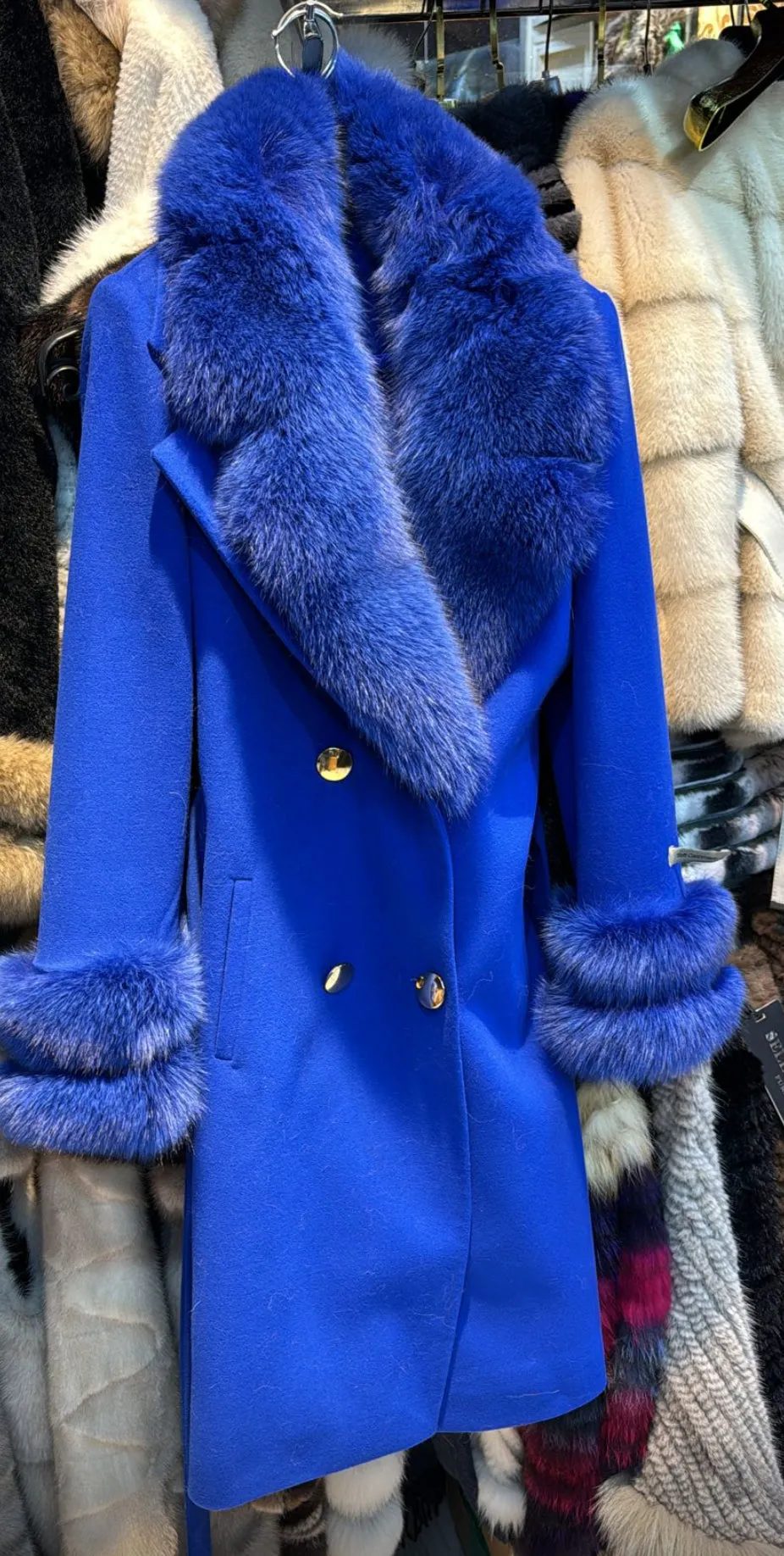 Cashmere Fur Coat