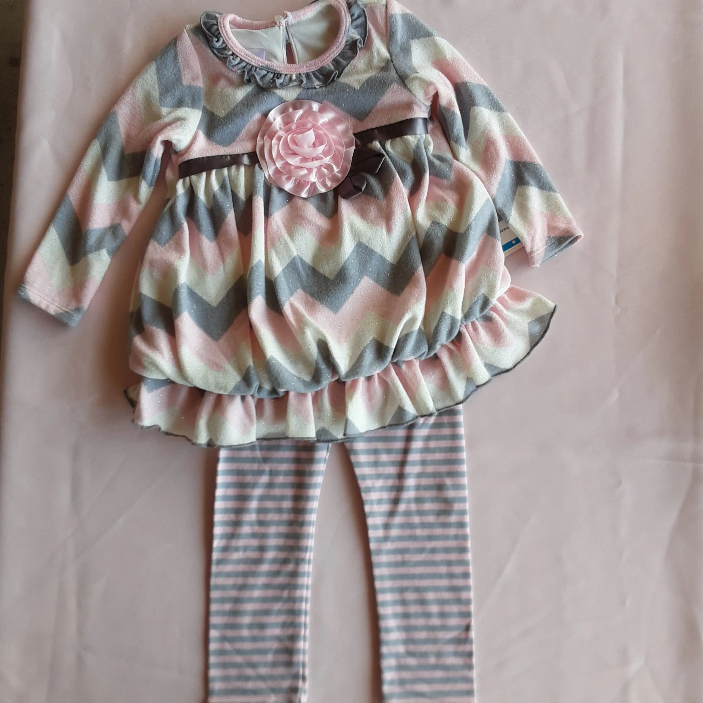 Chevron Tunic & Legging Set - Toddler