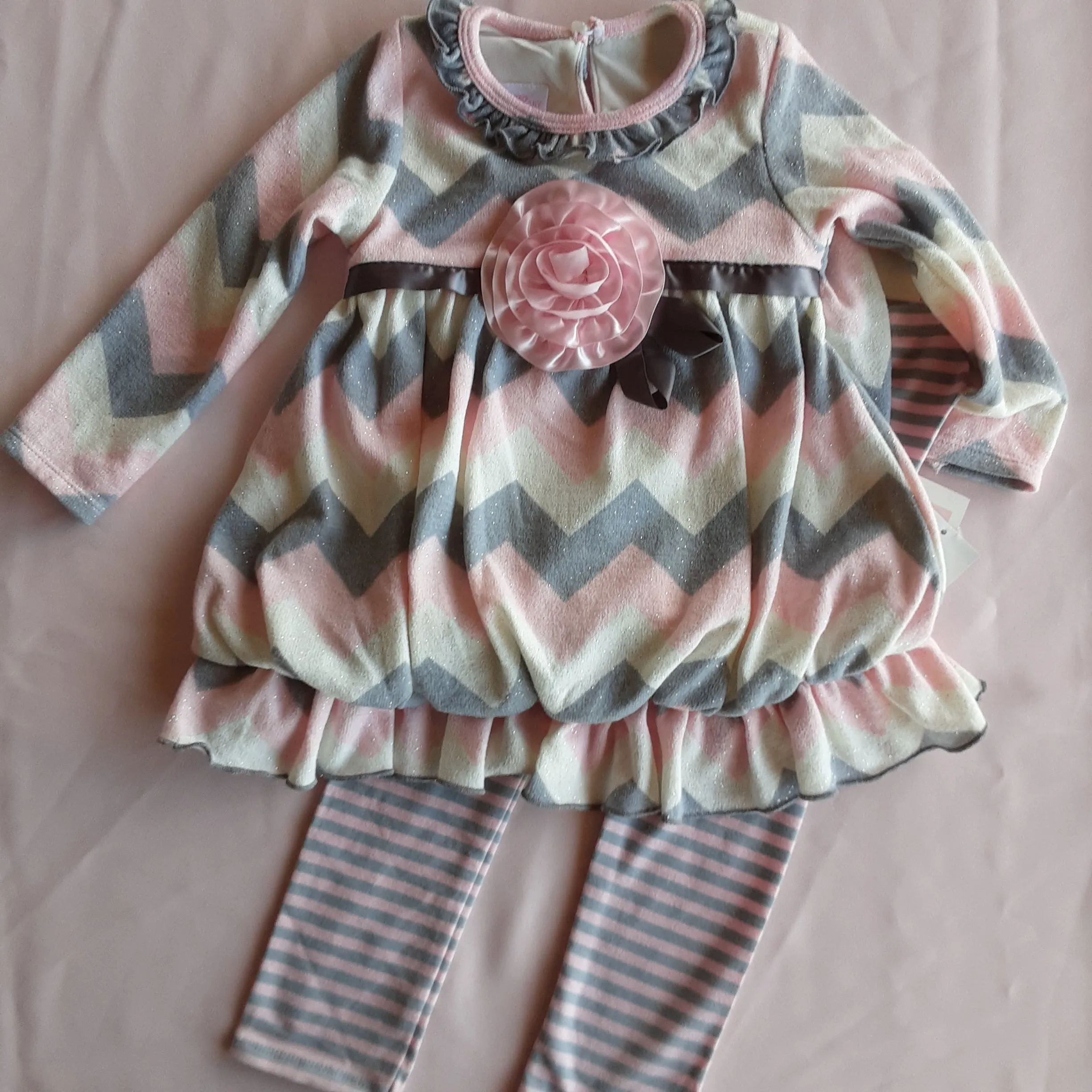 Chevron Tunic & Legging Set - Toddler