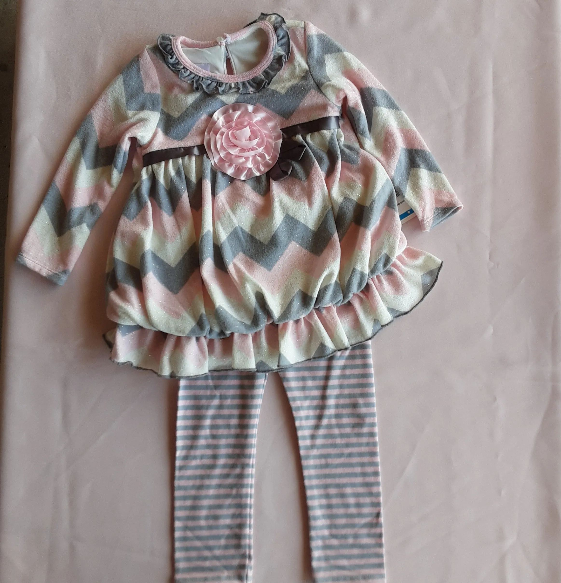 Chevron Tunic & Legging Set - Toddler