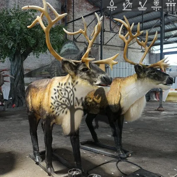 Christmas Present Life-Size Animated Talking Reindeer-CUS023