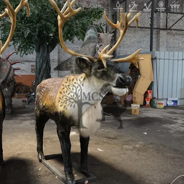 Christmas Present Life-Size Animated Talking Reindeer-CUS023