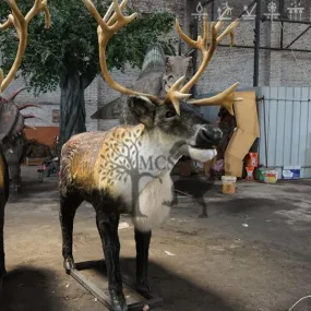 Christmas Present Life-Size Animated Talking Reindeer-CUS023