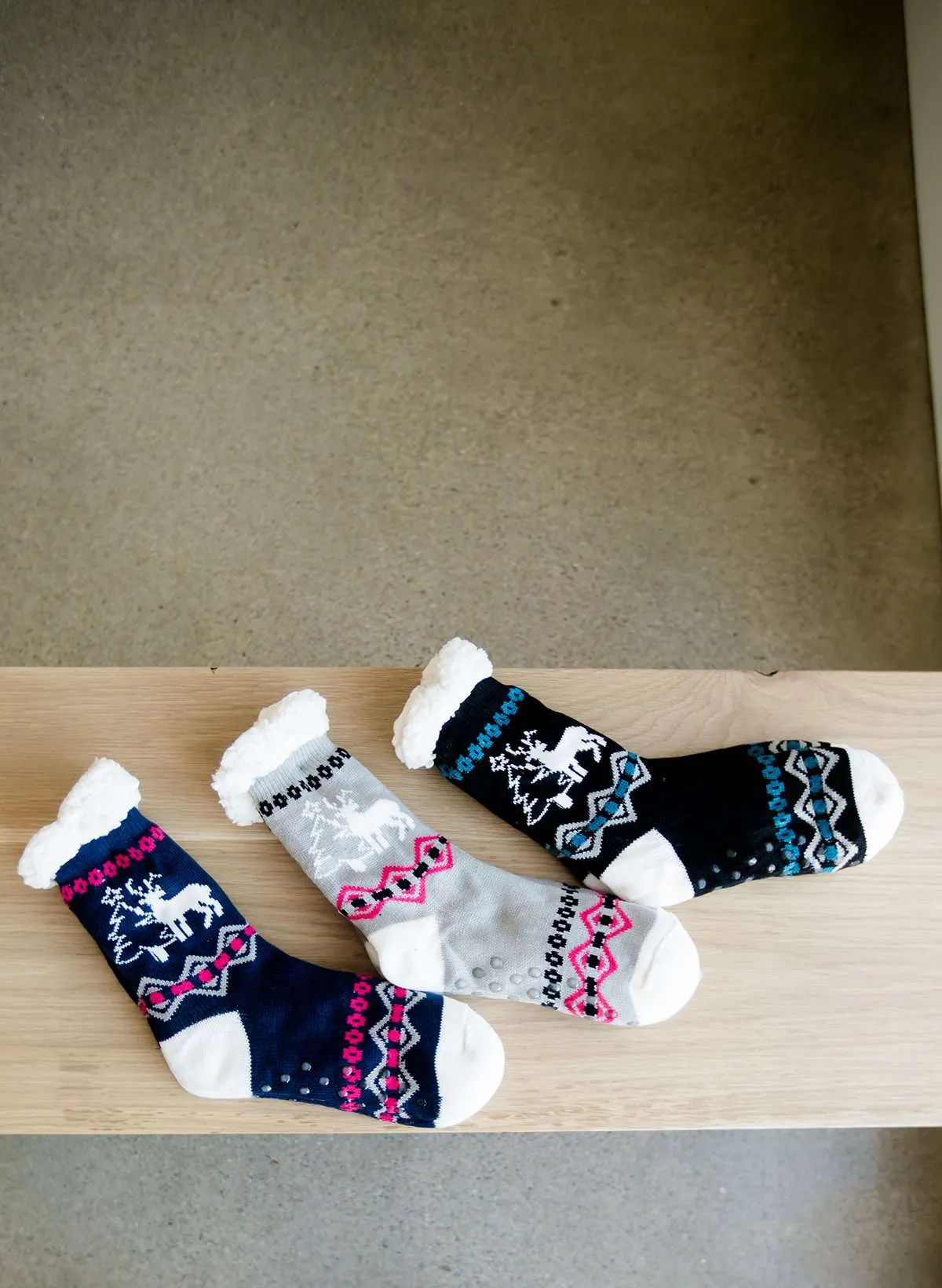 Christmas Tree Slipper Socks