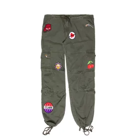 Claw$ Patch Olive Green Flight Pants