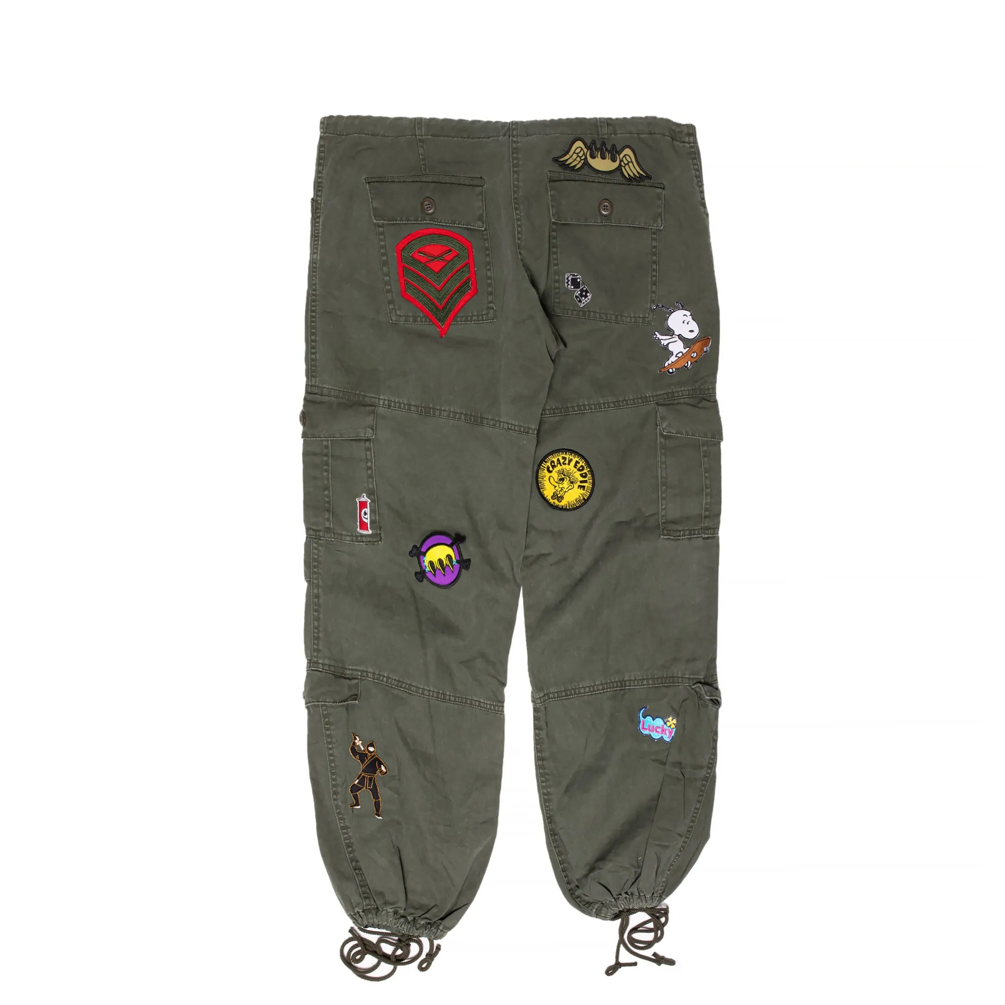 Claw$ Patch Olive Green Flight Pants