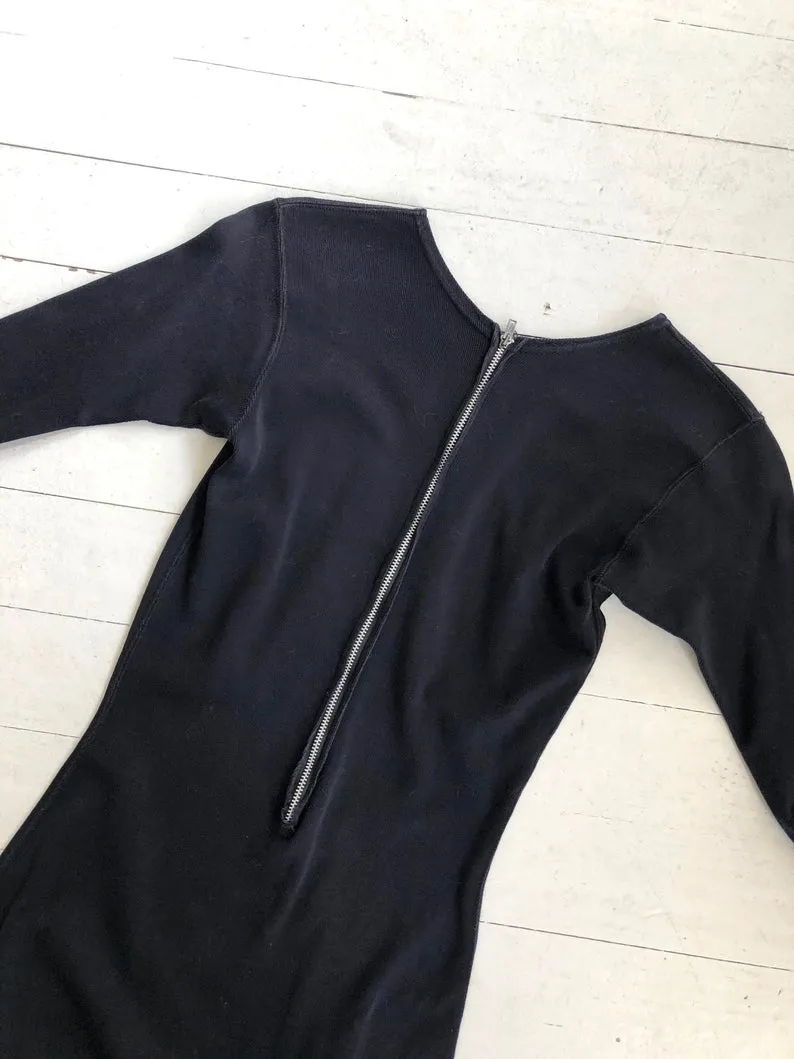 Cotton Knit 1950s Bodysuit