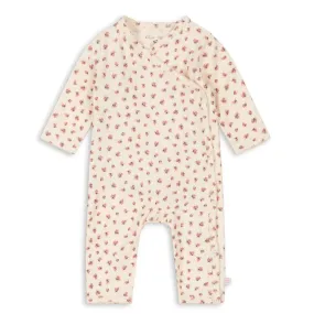 Cream with Pink Ditsy Floral Bodysuit