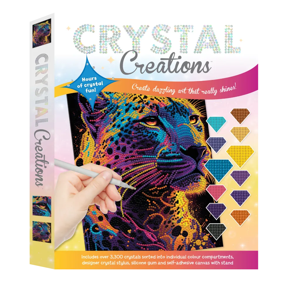 Crystal Creations: Neon Leopard