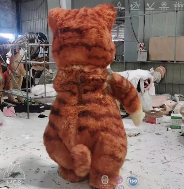 Cute Orange Cat Fursuit By Mcsdino-DCCT001