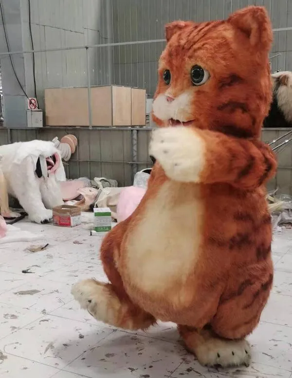 Cute Orange Cat Fursuit By Mcsdino-DCCT001