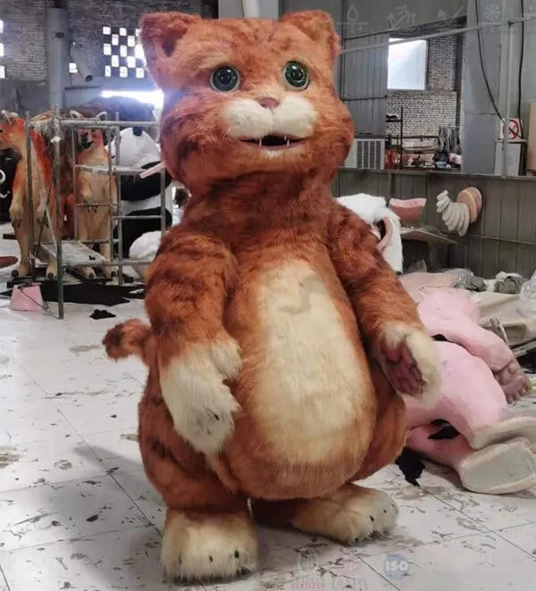 Cute Orange Cat Fursuit By Mcsdino-DCCT001