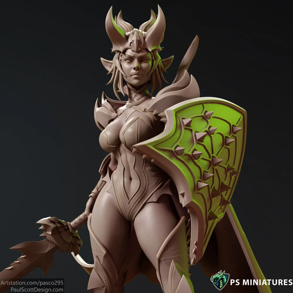 Drow Sorceress Elite Pose 1