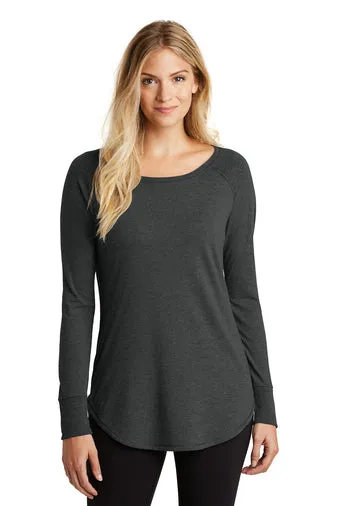 DT132L-District Women's Perfect Tri Long Sleeve Tunic Tee