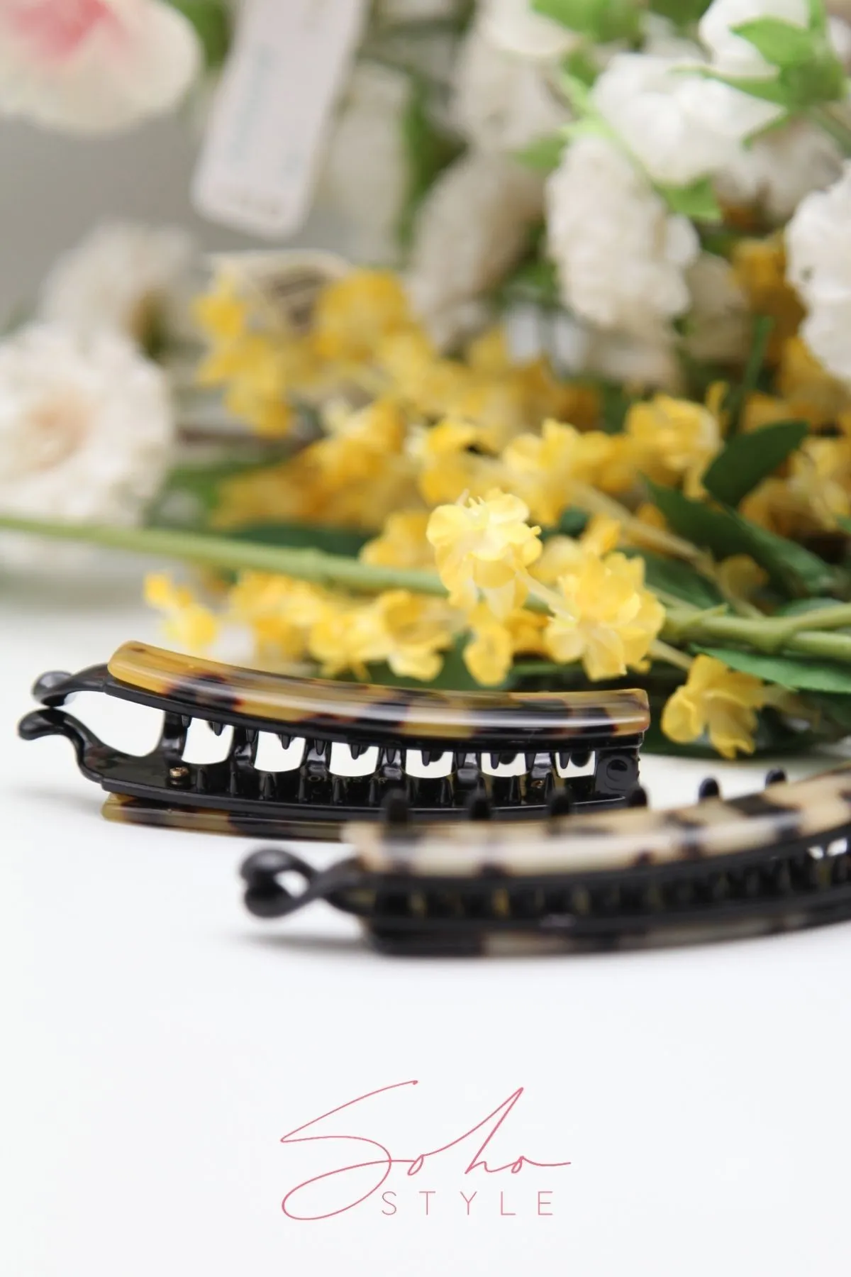 Elegant Leopard Hair Sticks