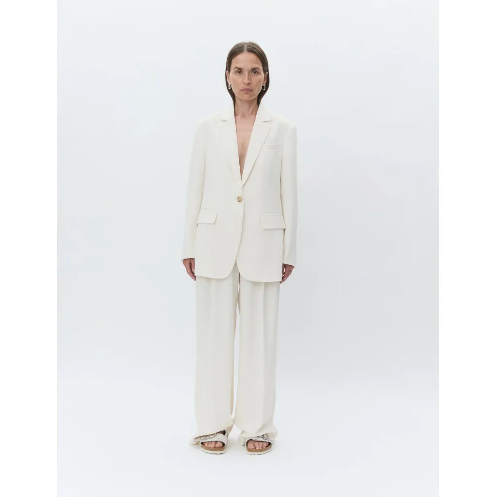 Elton Ivory Single Breasted Blazer