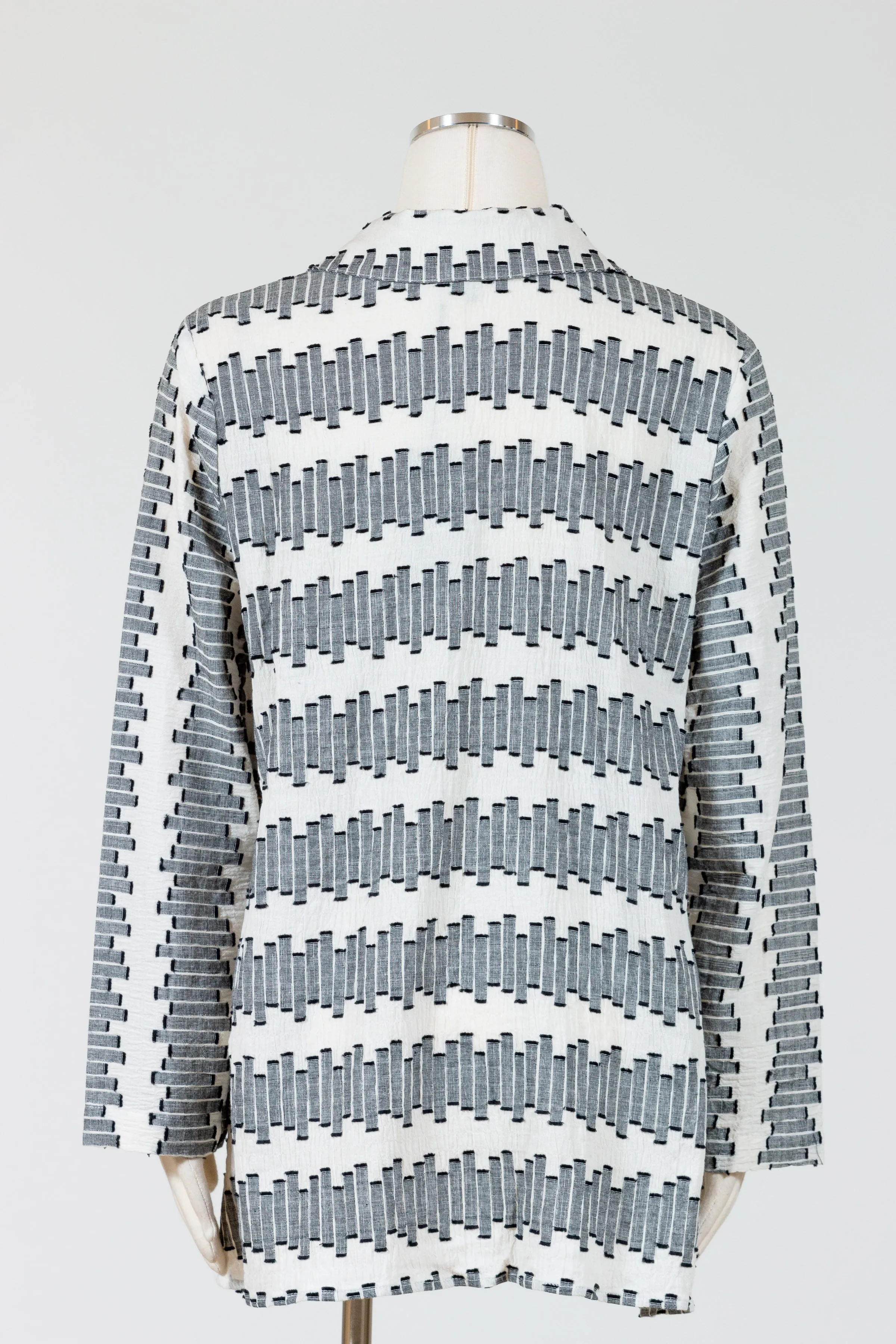 Embroidered Wrap Around Shirt