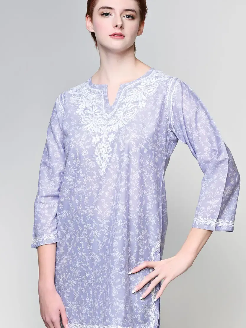 FINAL SALE Lilac Cotton Tunic