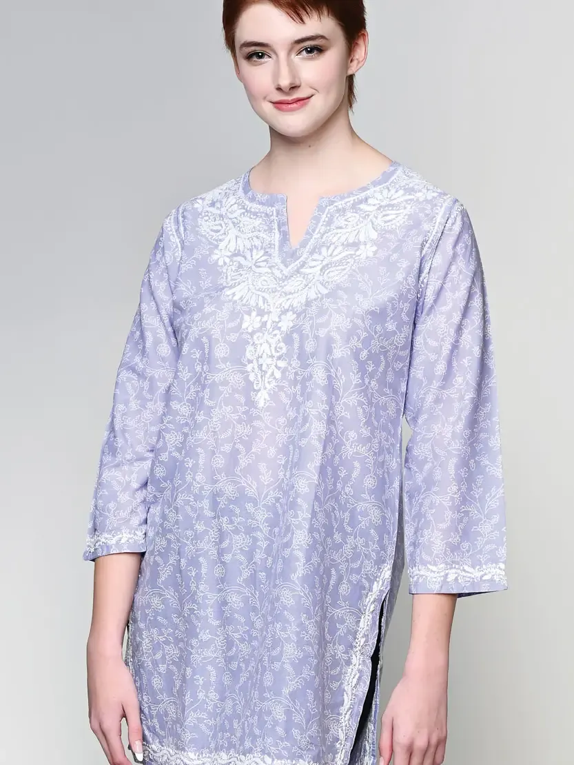 FINAL SALE Lilac Cotton Tunic
