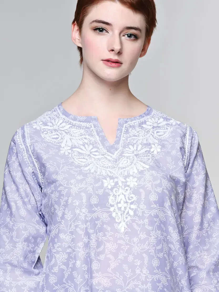 FINAL SALE Lilac Cotton Tunic