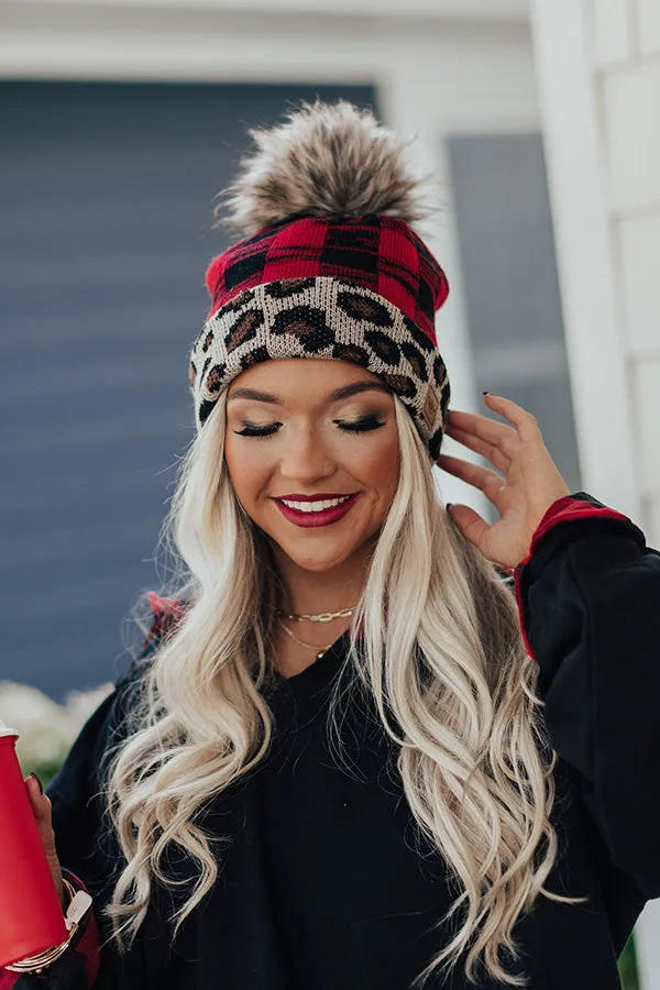 Flurry Forecast Faux Fur Pom Beanie