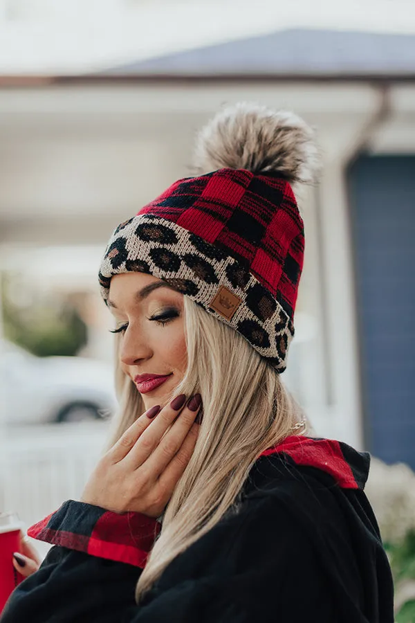 Flurry Forecast Faux Fur Pom Beanie