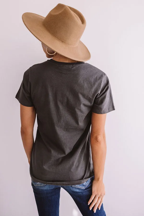 Free Spirit Shift Tee in Vintage Black
