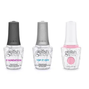 Gelish Combo - Base, Top & Light Elegant