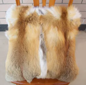 Genuine Fox Fur Pillow Cushion