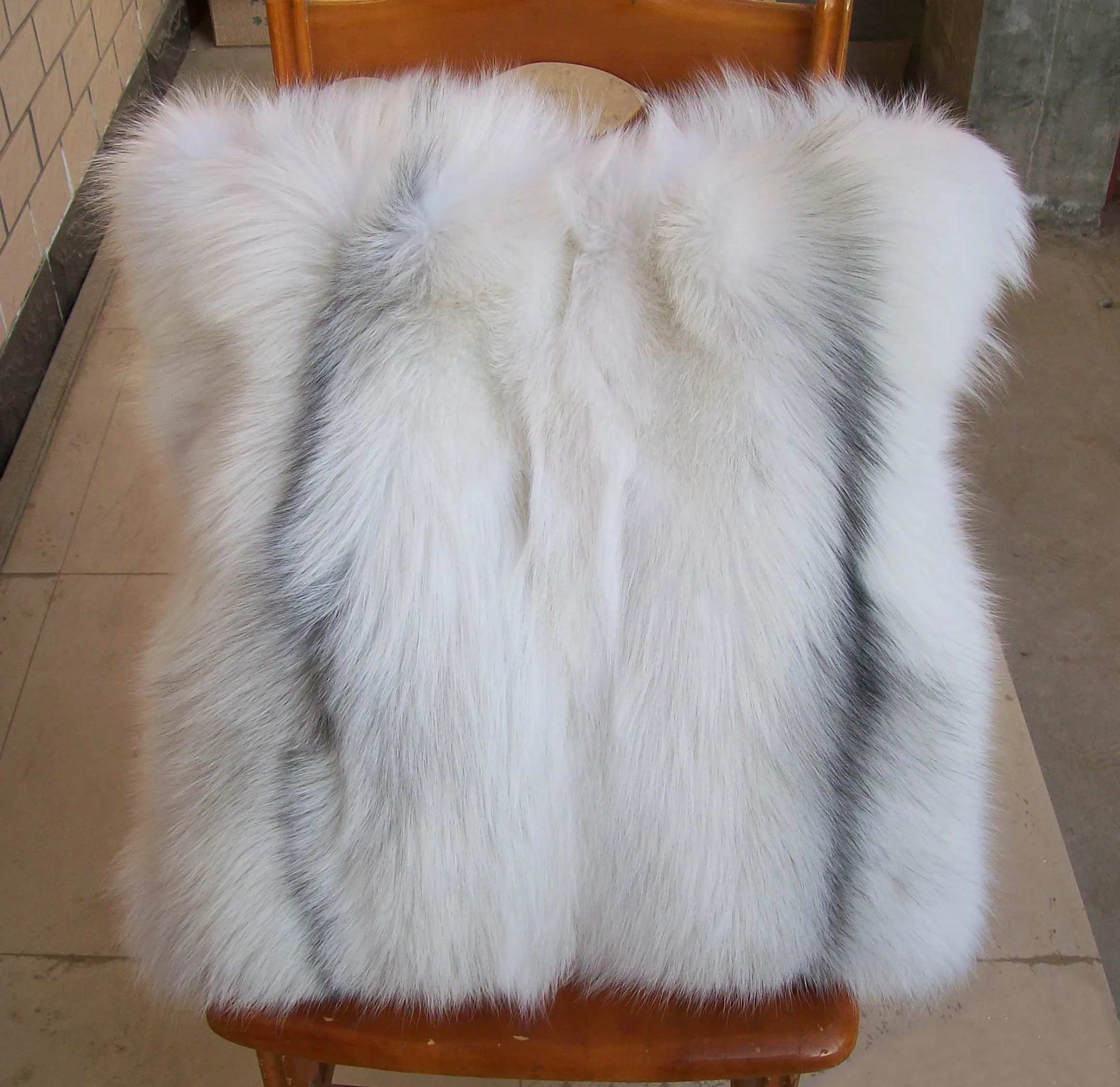 Genuine Fox Fur Pillow Cushion