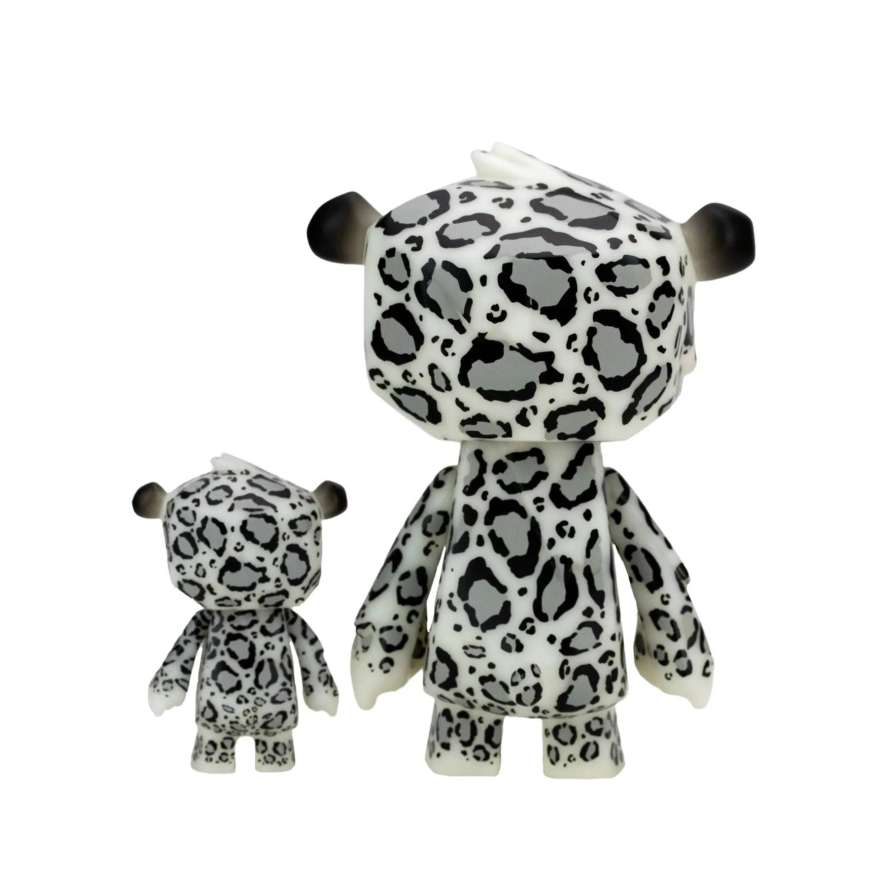 G.I.D. Leopard Kuma Bear and Kub Vinyl Art Figure Set by Dead Beat City (Limited Edition of 100)