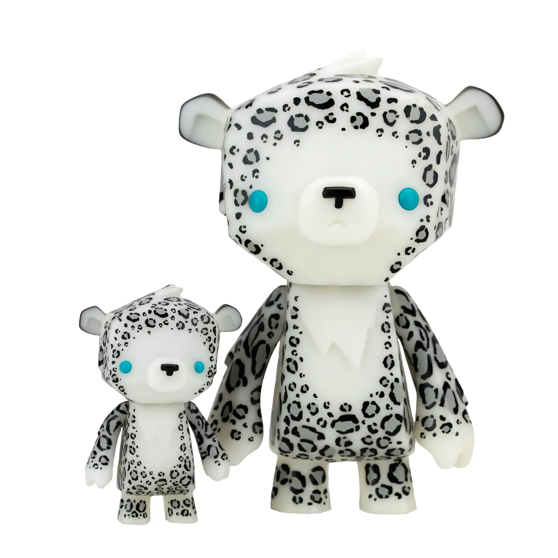 G.I.D. Leopard Kuma Bear and Kub Vinyl Art Figure Set by Dead Beat City (Limited Edition of 100)