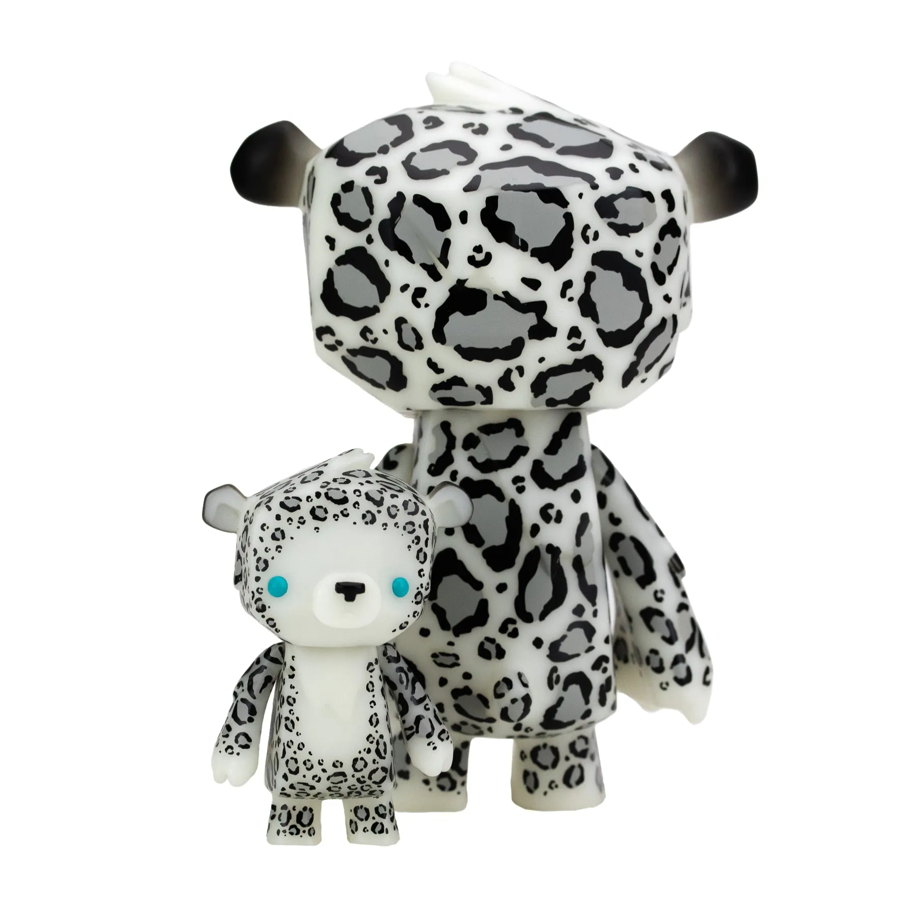 G.I.D. Leopard Kuma Bear and Kub Vinyl Art Figure Set by Dead Beat City (Limited Edition of 100)