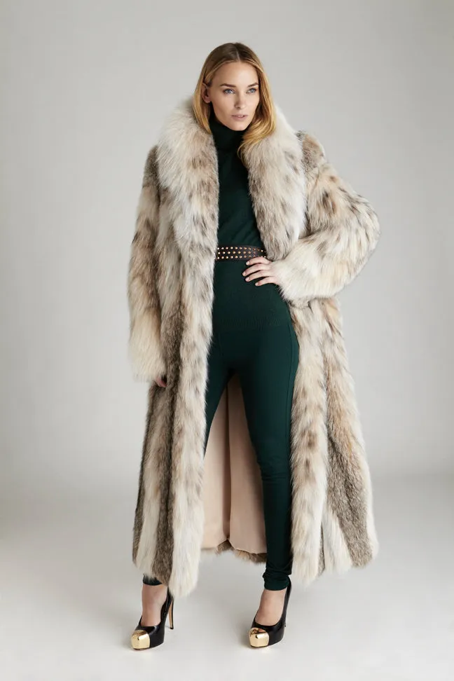 Helene Canadian Lynx Fur Coat