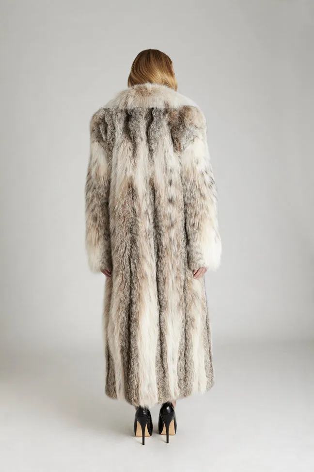 Helene Canadian Lynx Fur Coat