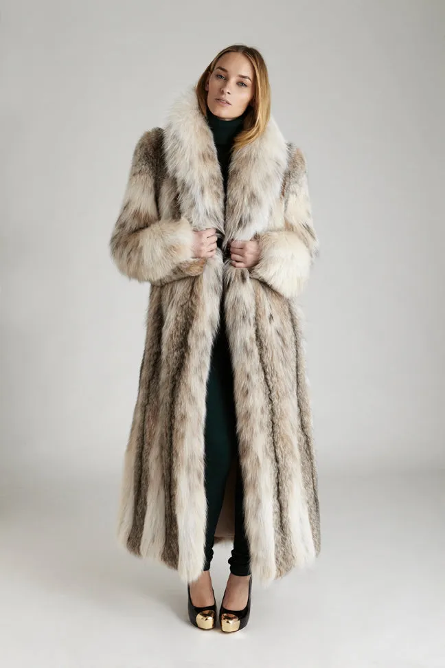 Helene Canadian Lynx Fur Coat